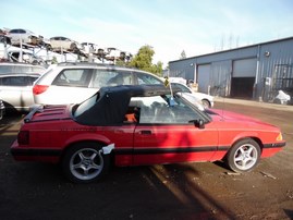 1989 FORD MUSTANG LX RED CONV 2.3L AT F18051